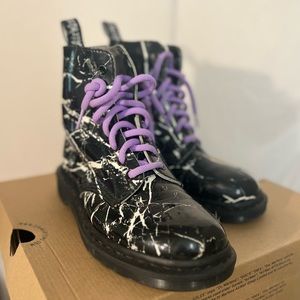 Dr martens 1460 PASCAL MARBLE interchangeable laces